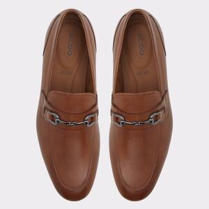 Aldo Brown Leather Loafers
